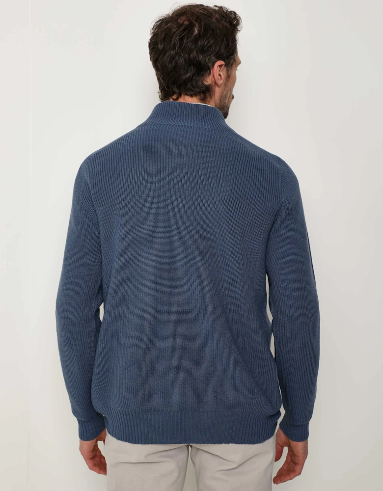 Virgin Wool Half-Zip Jumper