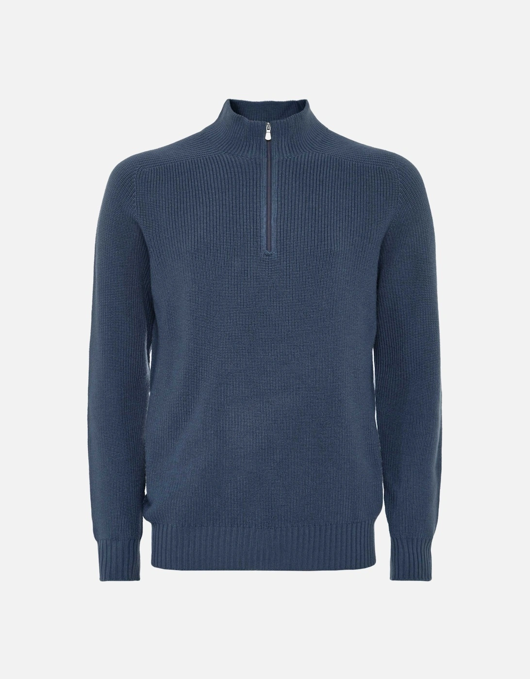 Virgin Wool Half-Zip Jumper, 4 of 3