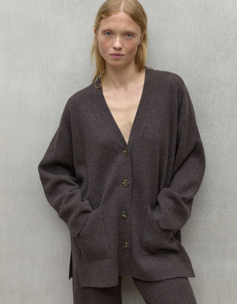 Nim Oversized Wool Cardigan