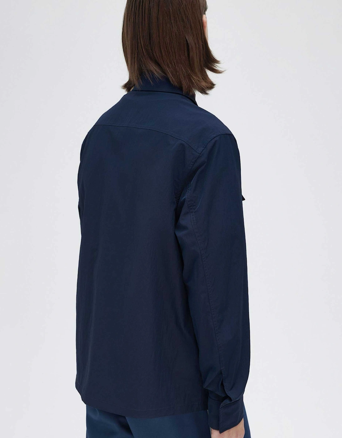 Textured Zip Overshirt