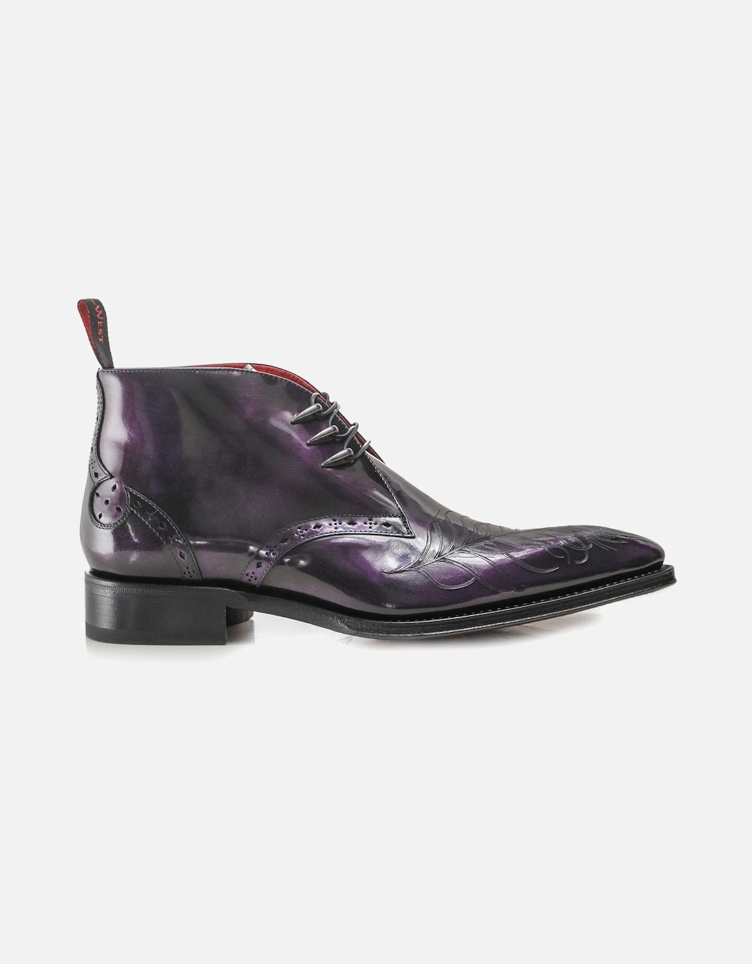 Moon Eye Peacock Chukka Boots