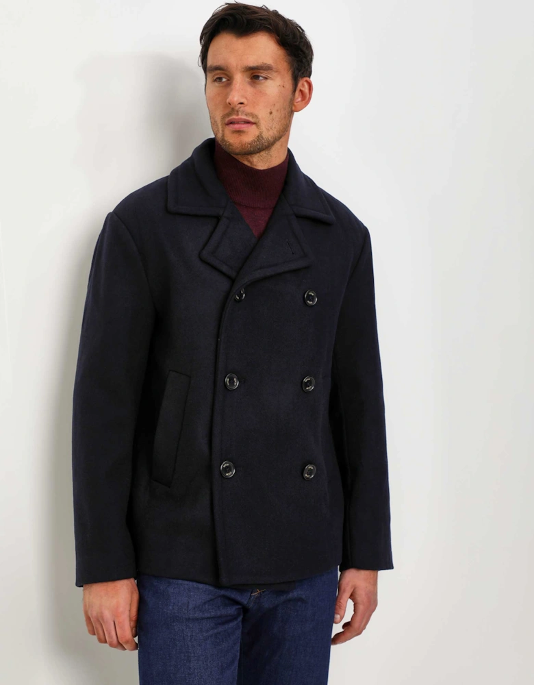 Melton Wool Peacoat