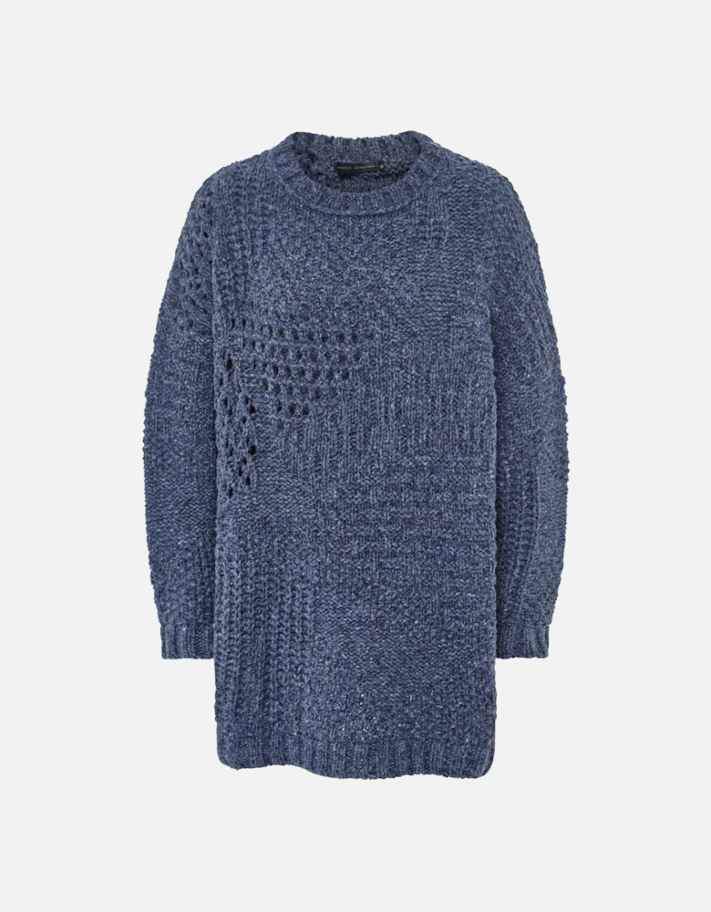 Oversized Textured Wool Jumper