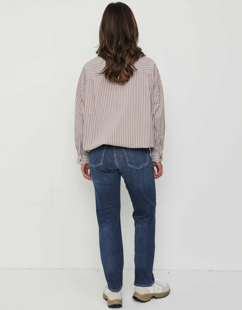 Maijke Straight High-Rise Jeans