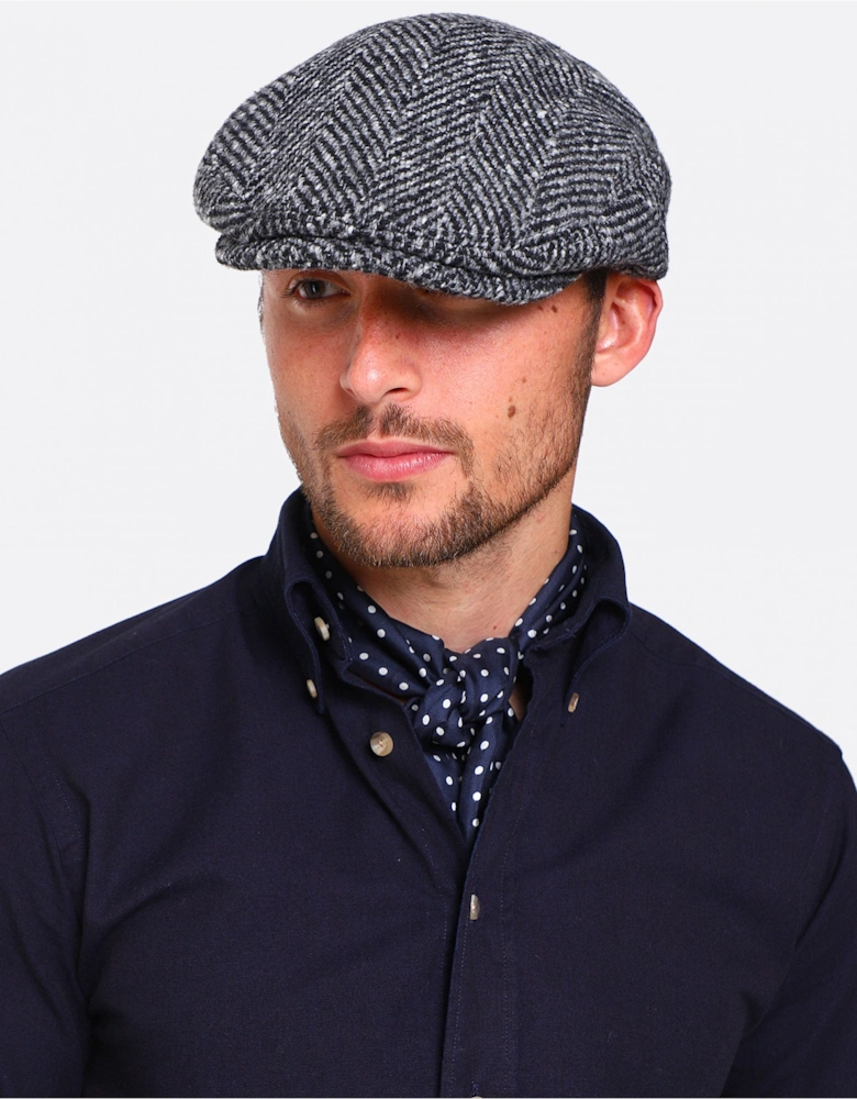 Wool Herringbone Kent Cap