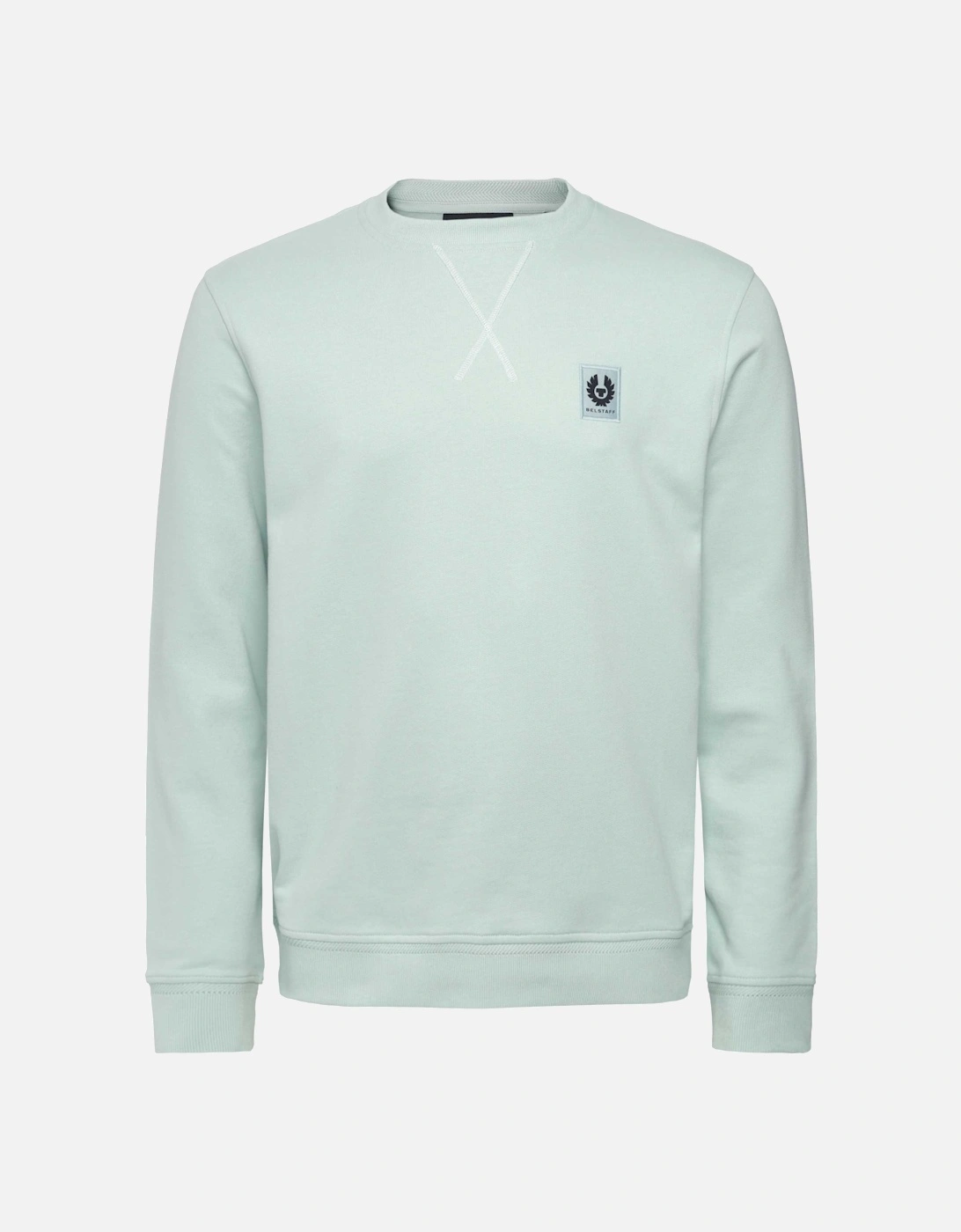 Belstaff Men's Green Crew Neck Sweatshirt - : 38 Medium