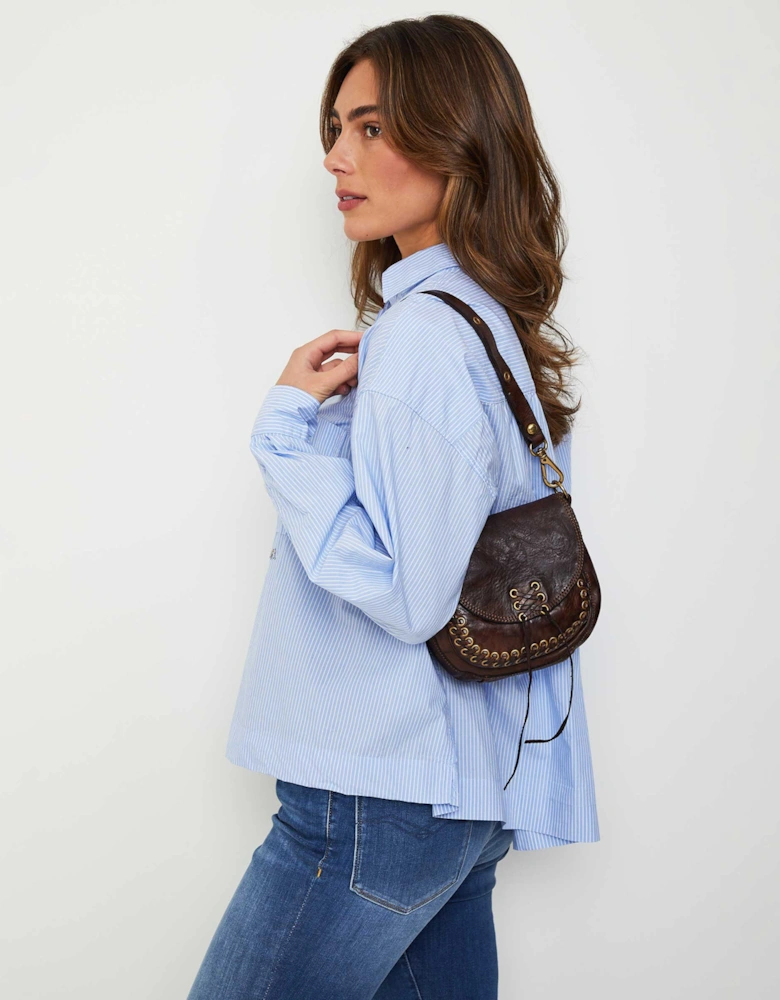 Dalia Leather Cross-Body Bag