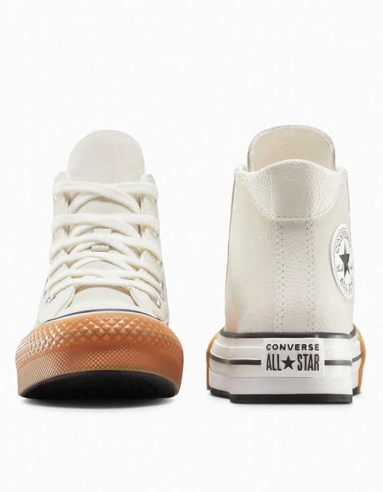 Kids Chuck Taylor All Star Eva Lift Suede Hi Top - Beige