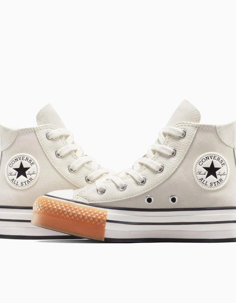 Kids Chuck Taylor All Star Eva Lift Suede Hi Top - Beige