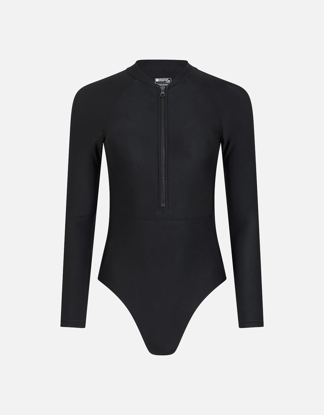 Mountain Warehouse Women's Mountain Warehouse Womens/Ladies Surfer Long-Sleeved One Piece Swimsuit - Black