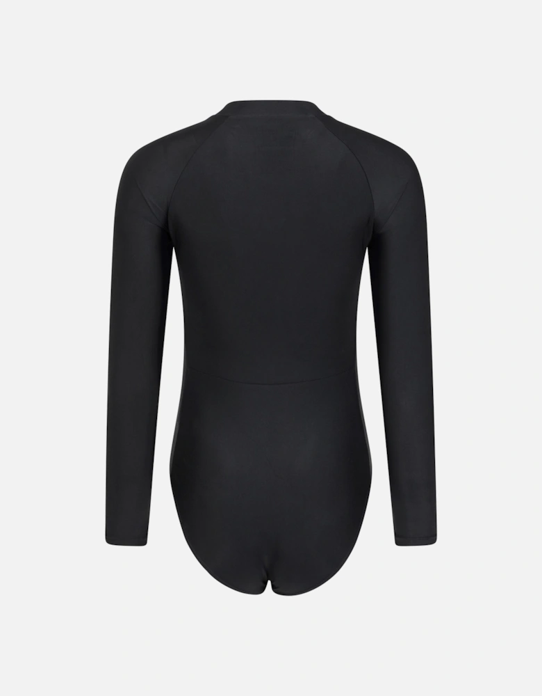 Womens/Ladies Surfer Long-Sleeved One Piece Swimsuit