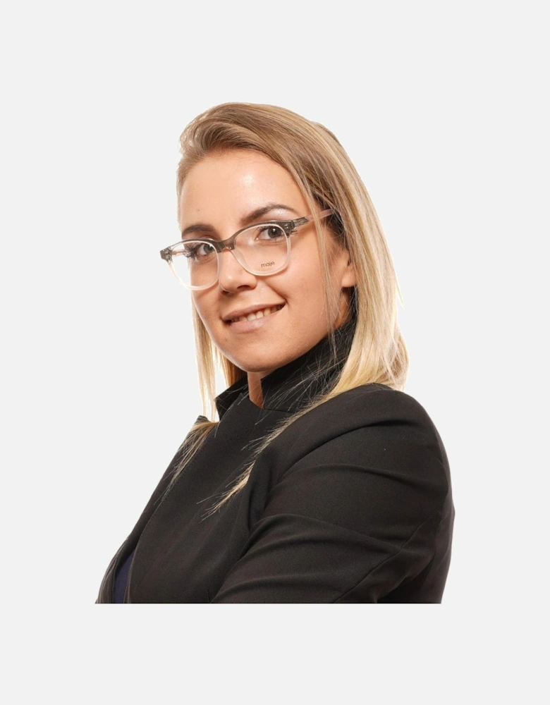 Multicolor Acetate Trapezium Glasses Women - Pink Frames