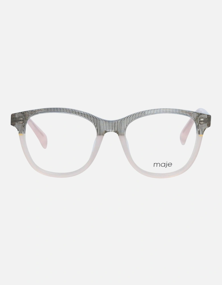Multicolor Acetate Trapezium Glasses Women - Pink Frames