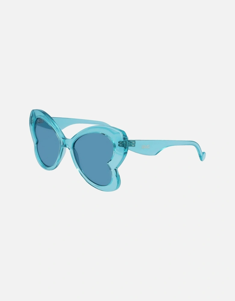 Injected Material Sunglasses with Filter 2 Women - Blue