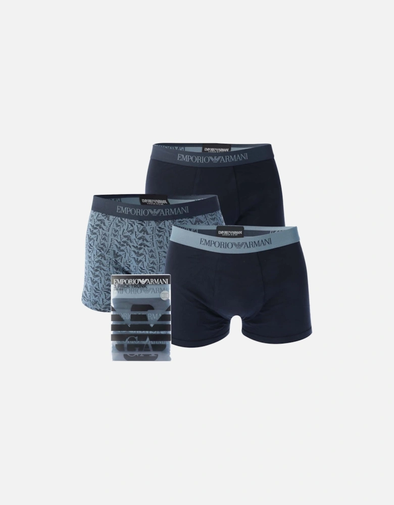 3 Pack of Pure Cotton Trunks