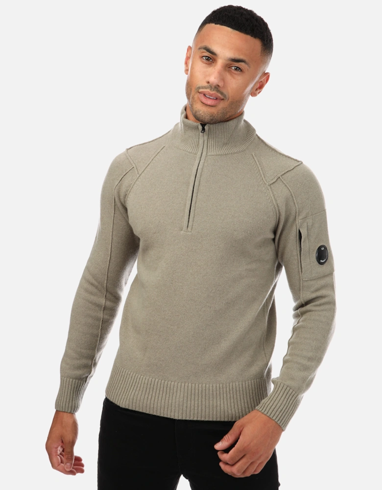 Lambswool Quarter-Zip Sweatshirt