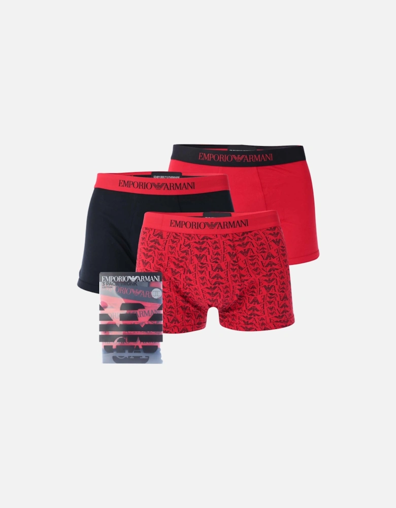 3 Pack of Pure Cotton Trunks