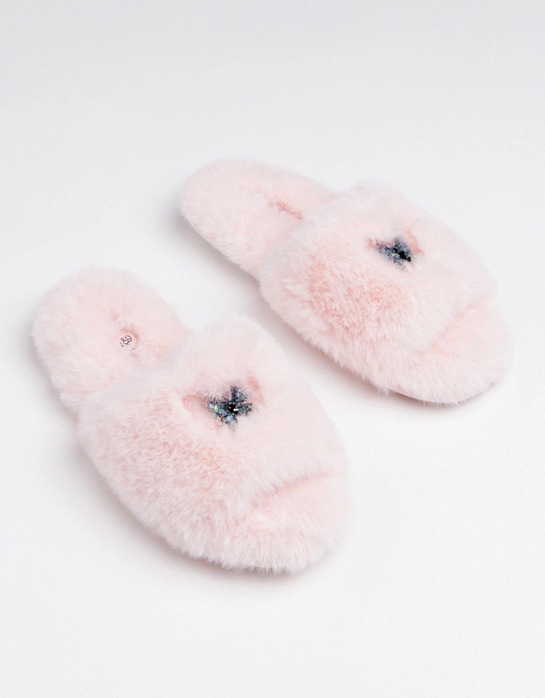 Butterfly Slider Slippers - Pink