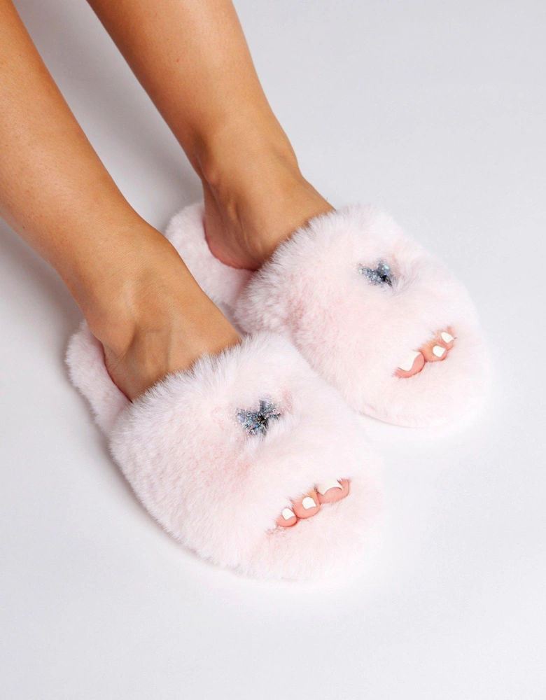 Butterfly Slider Slippers - Pink