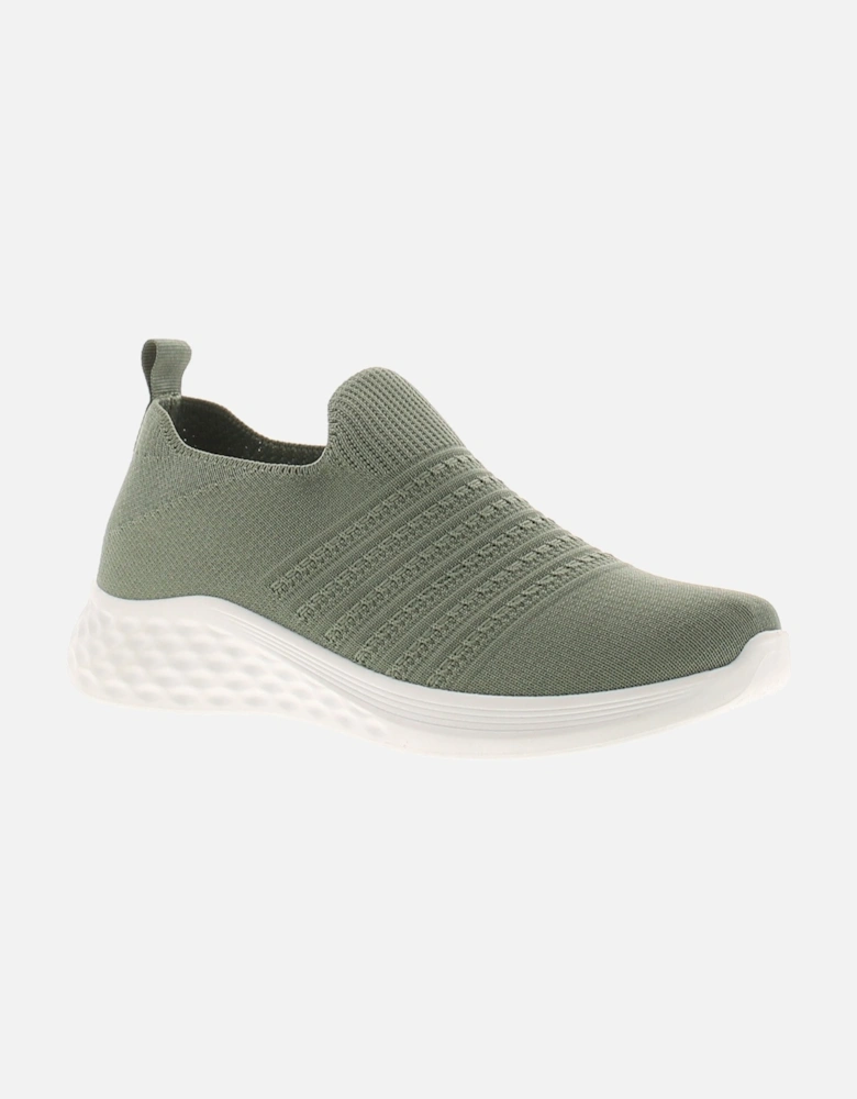 Womens Chunky Trainers Maeve Slip On green UK Size