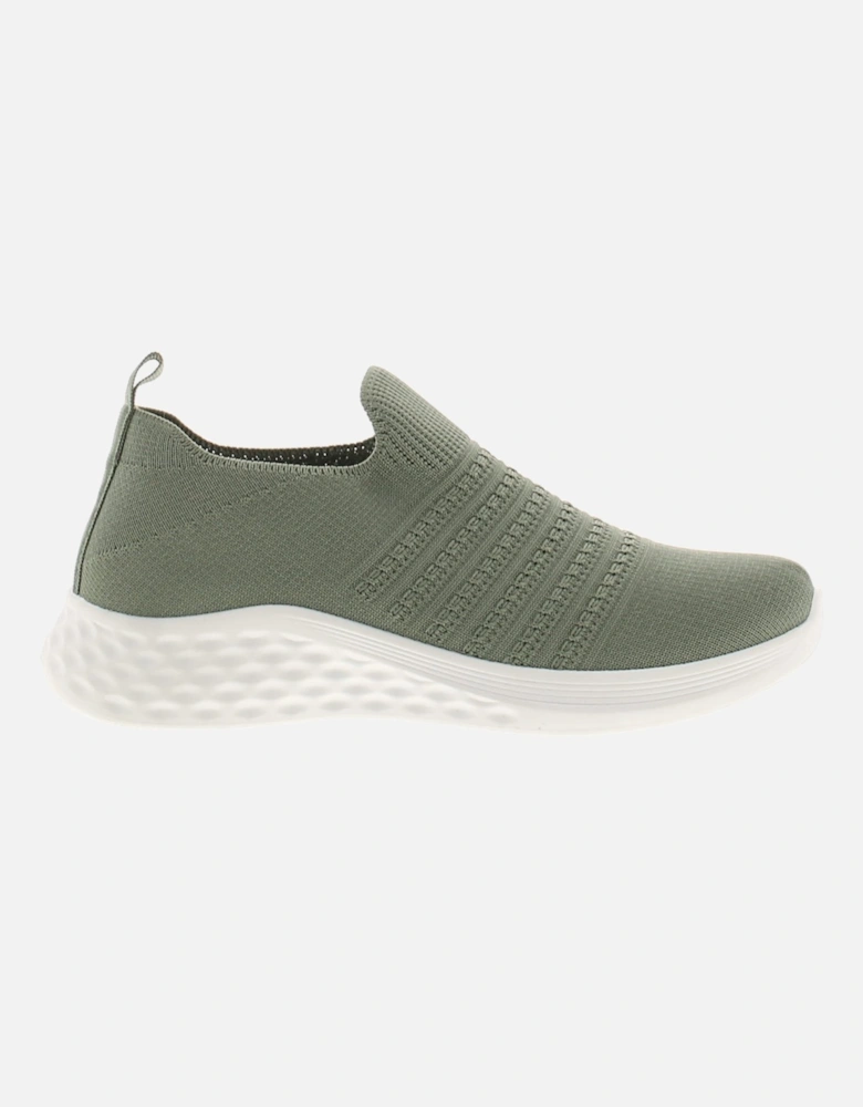 Womens Chunky Trainers Maeve Slip On green UK Size