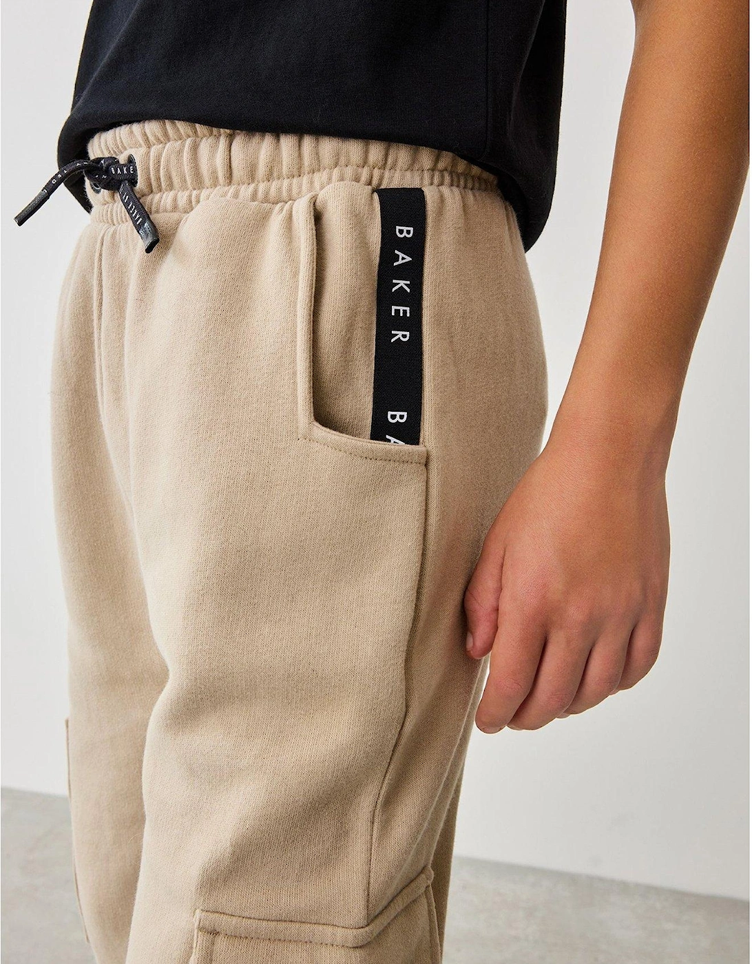 Boys Cargo Joggers - Beige