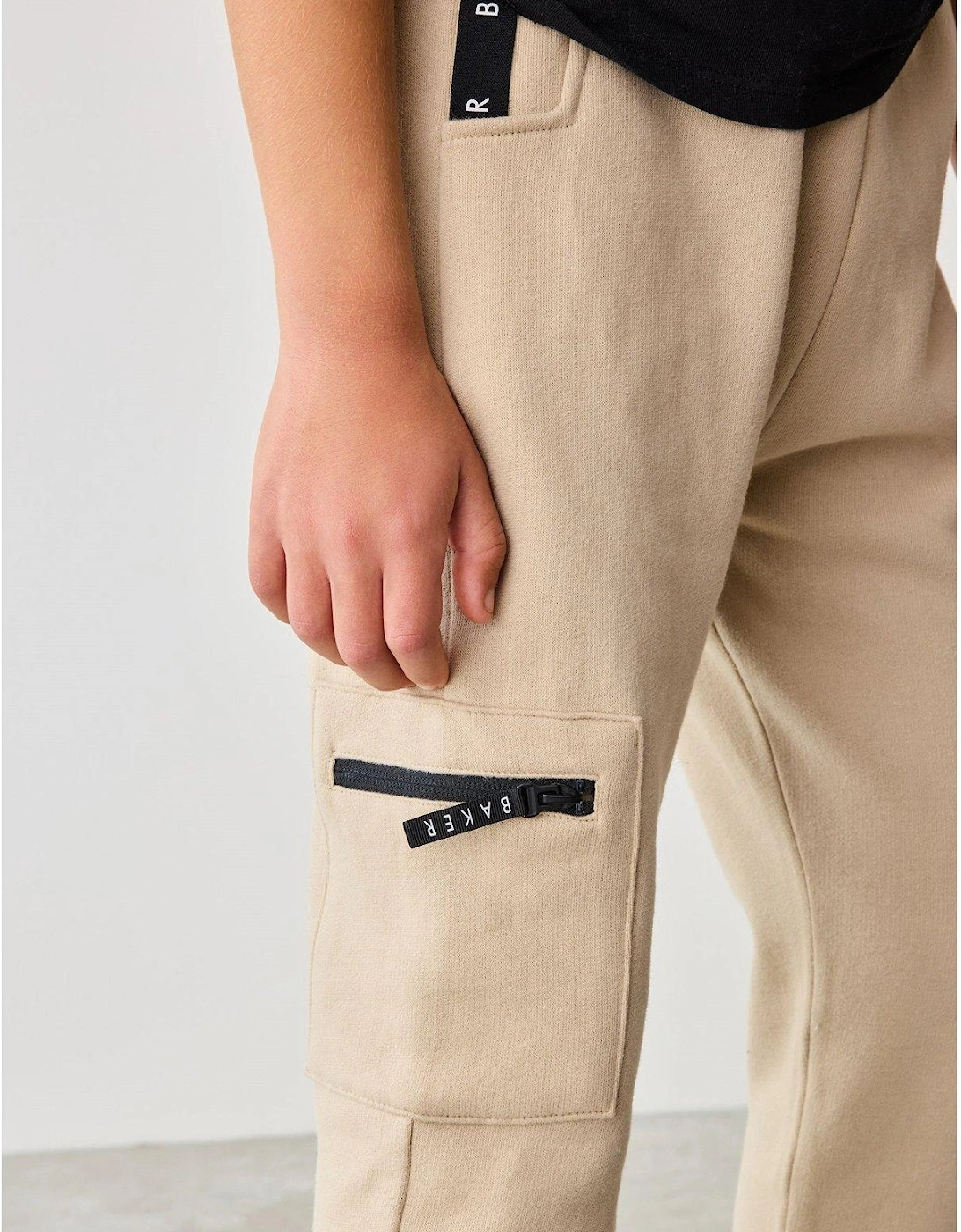 Boys Cargo Joggers - Beige