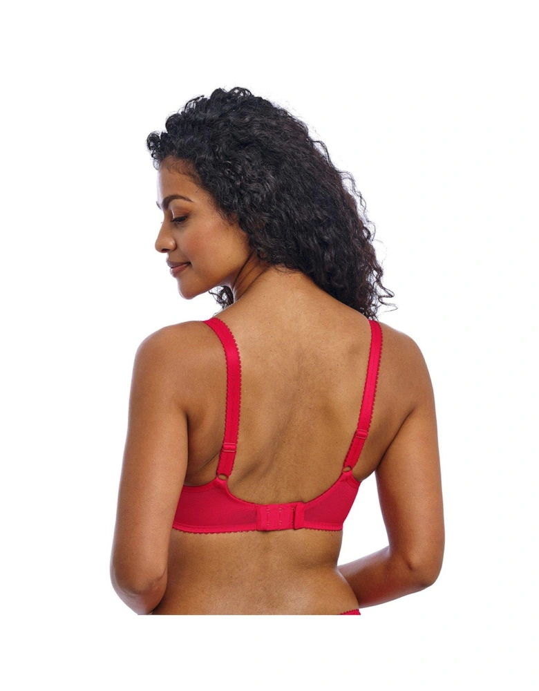 Loveland Underwired Moulded Spacer Bra - Red