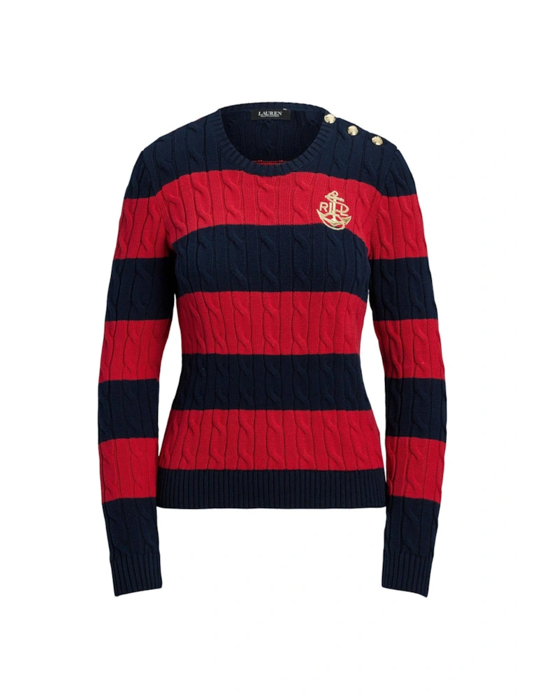 Montiva Long Sleeve Jumper - Navy