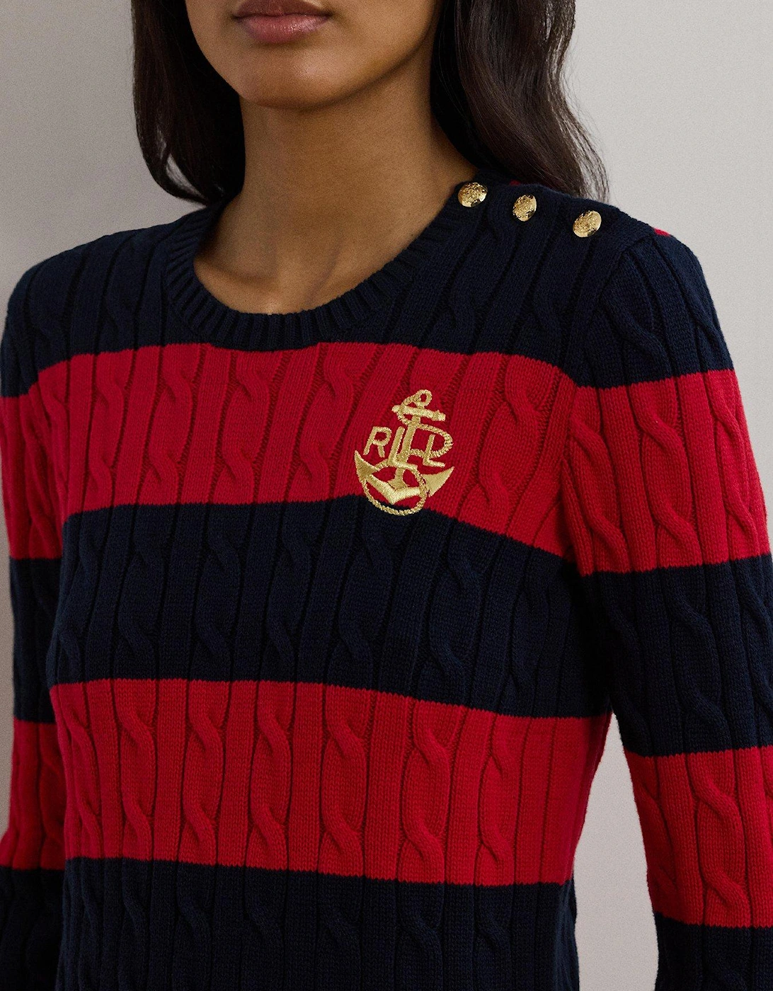 Montiva Long Sleeve Jumper - Navy