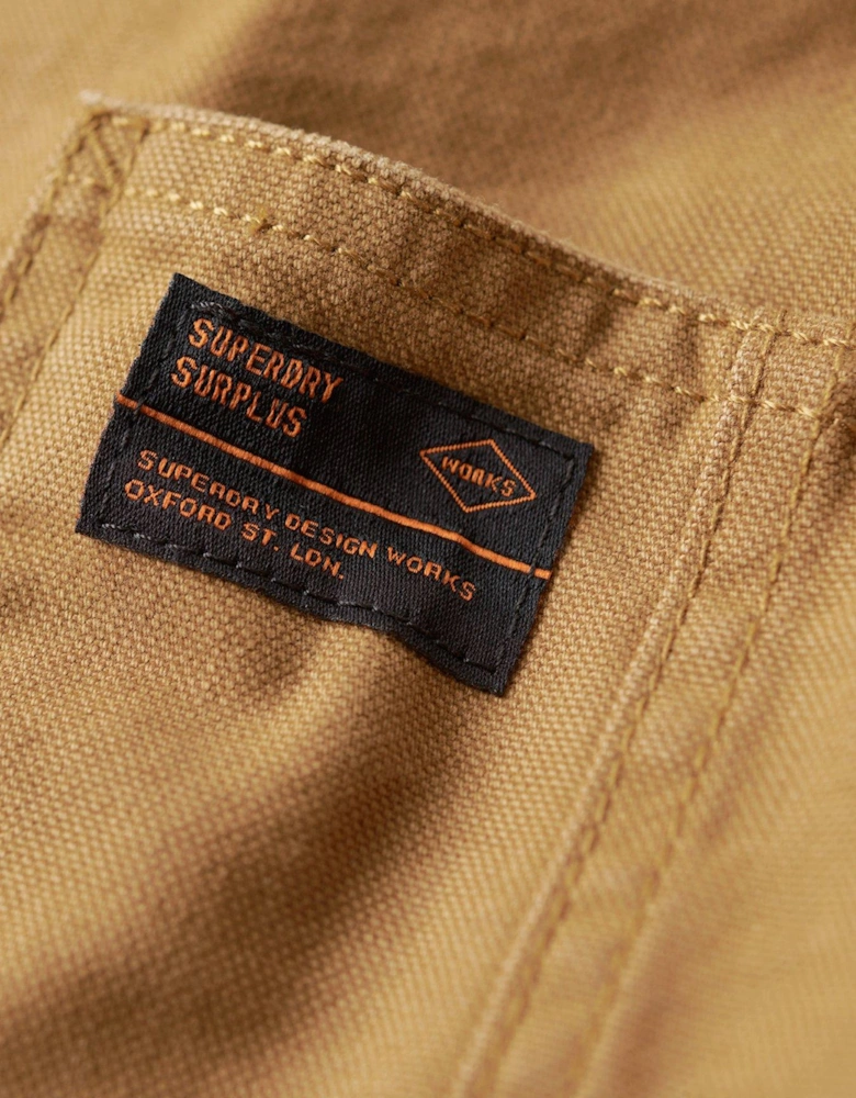 Surplus Four Pocket Chore Jacket - Brown