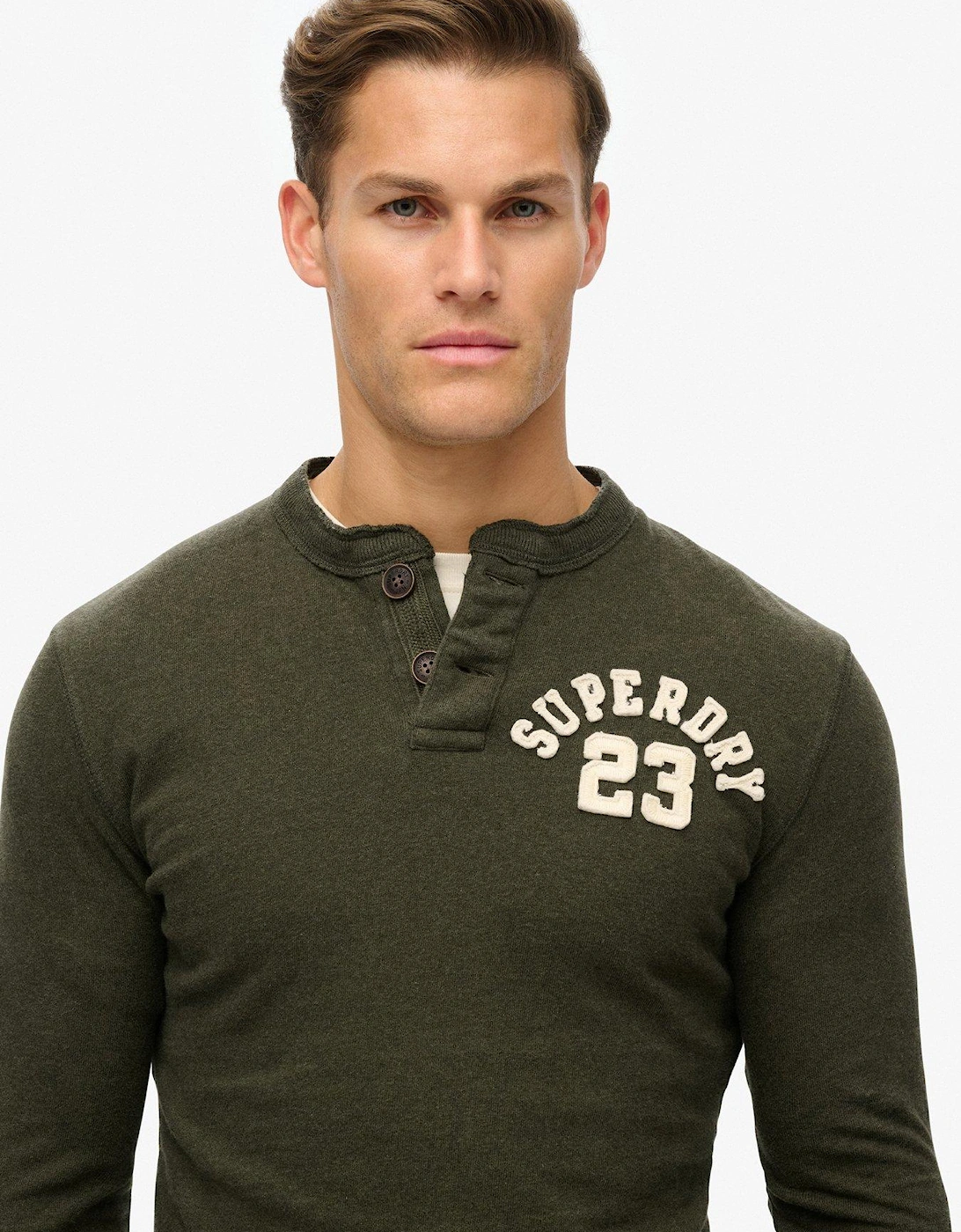 Vintage Athletic Long Sleeve T-Shirt - Green