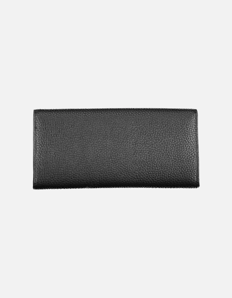 Triple Compartment Wallet with Coin Purse and Snap Closure Women -