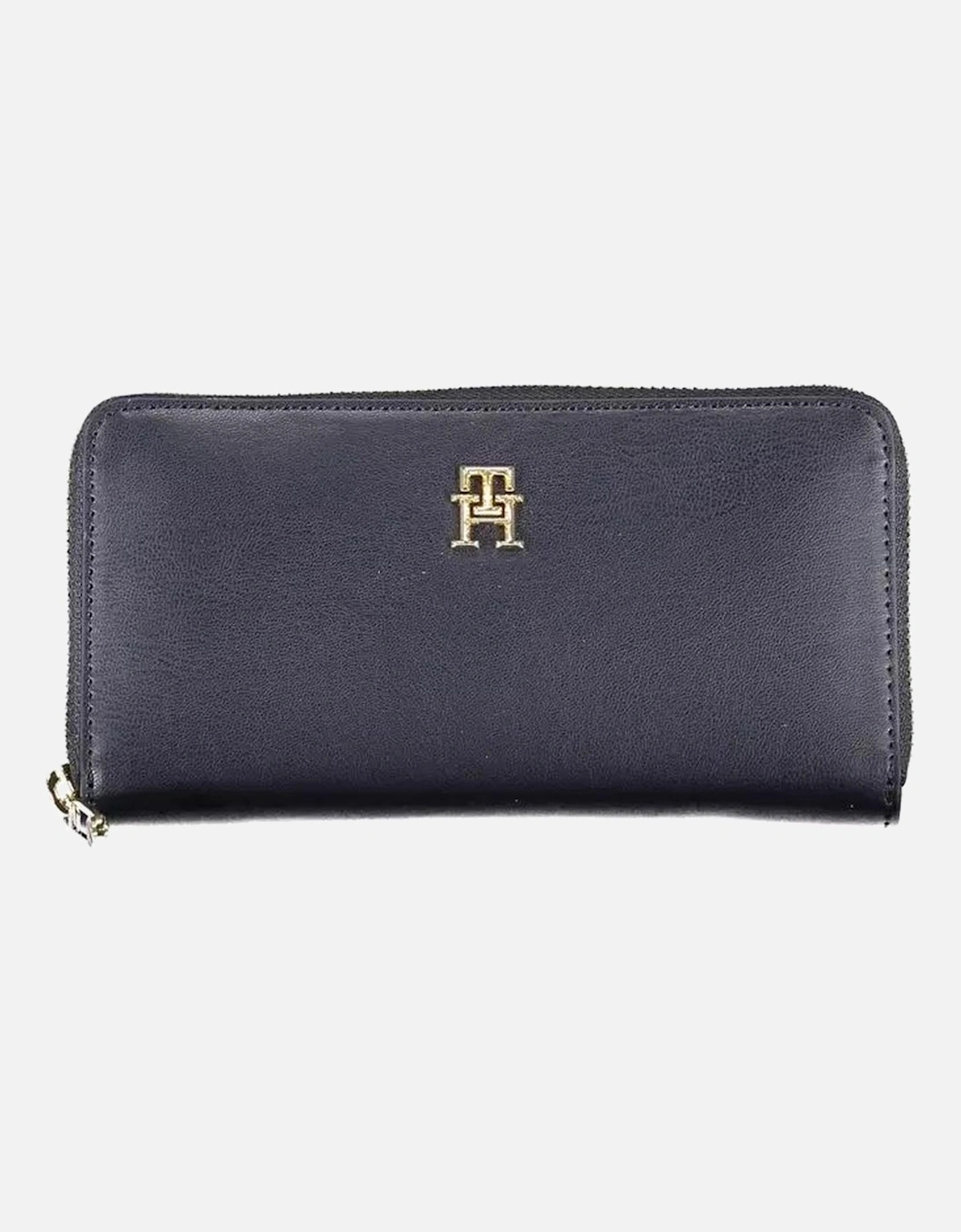 Tommy Hilfiger Women's Blue Zip Closure Wallet With 5 Compartments And Coin Purse - Size: One Size