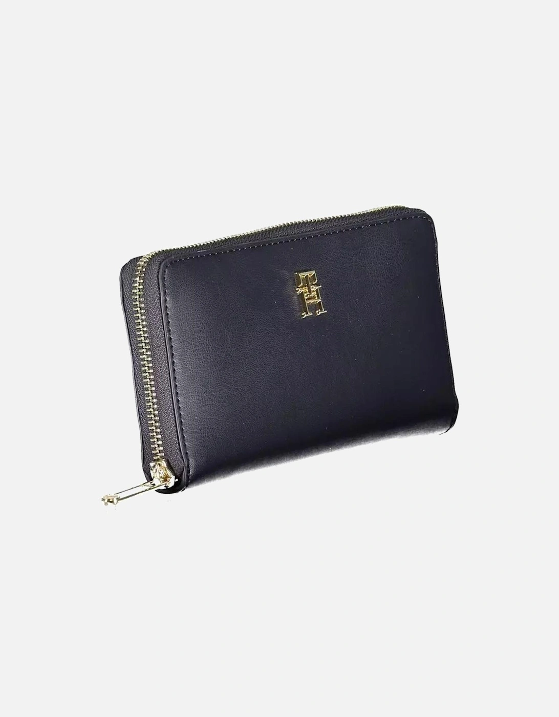 Zip Closure Wallet with 5 Compartments and Coin Purse Women - Blue