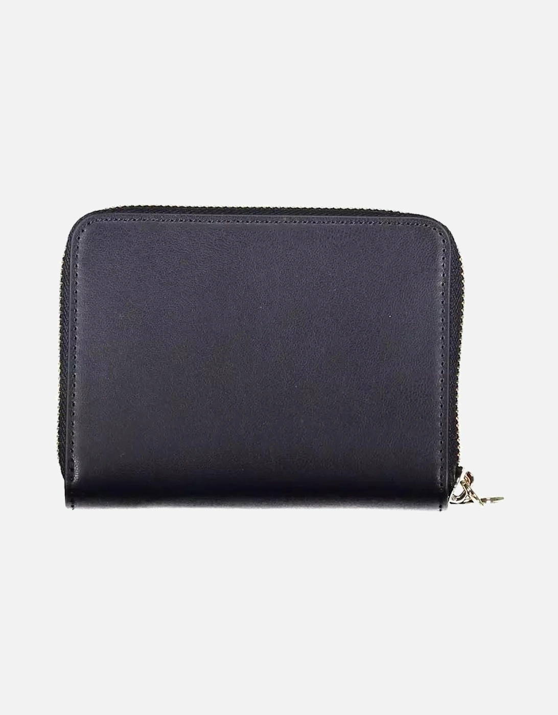 Multi-Compartment Zip Wallet with Logo Women - Blue