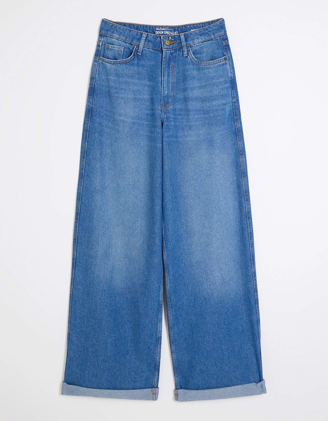 Super Wide Leg Jean - Medium Denim