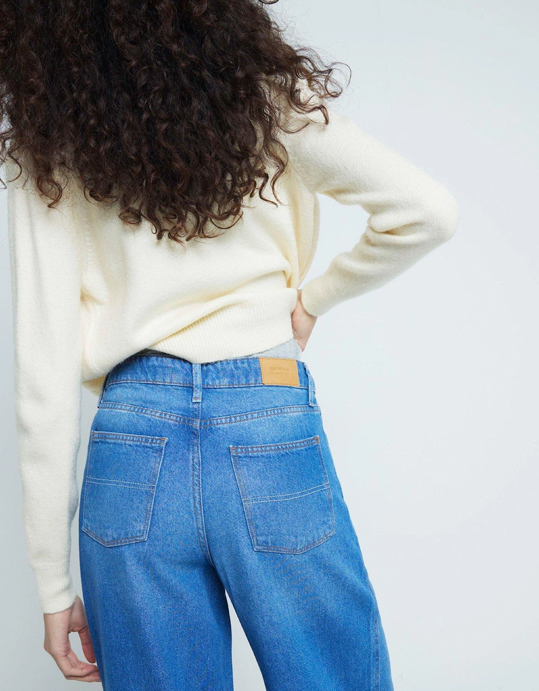 Super Wide Leg Jean - Medium Denim