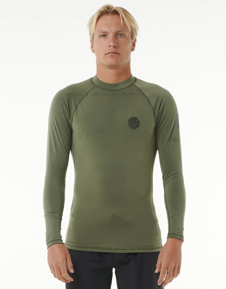 Rip Curl Mens Icons Long Sleeve Rash Vest