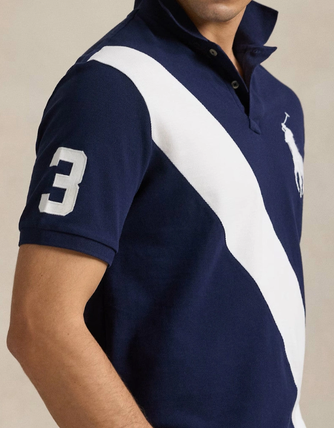 Polo Shirt 001 Newport Navy/White