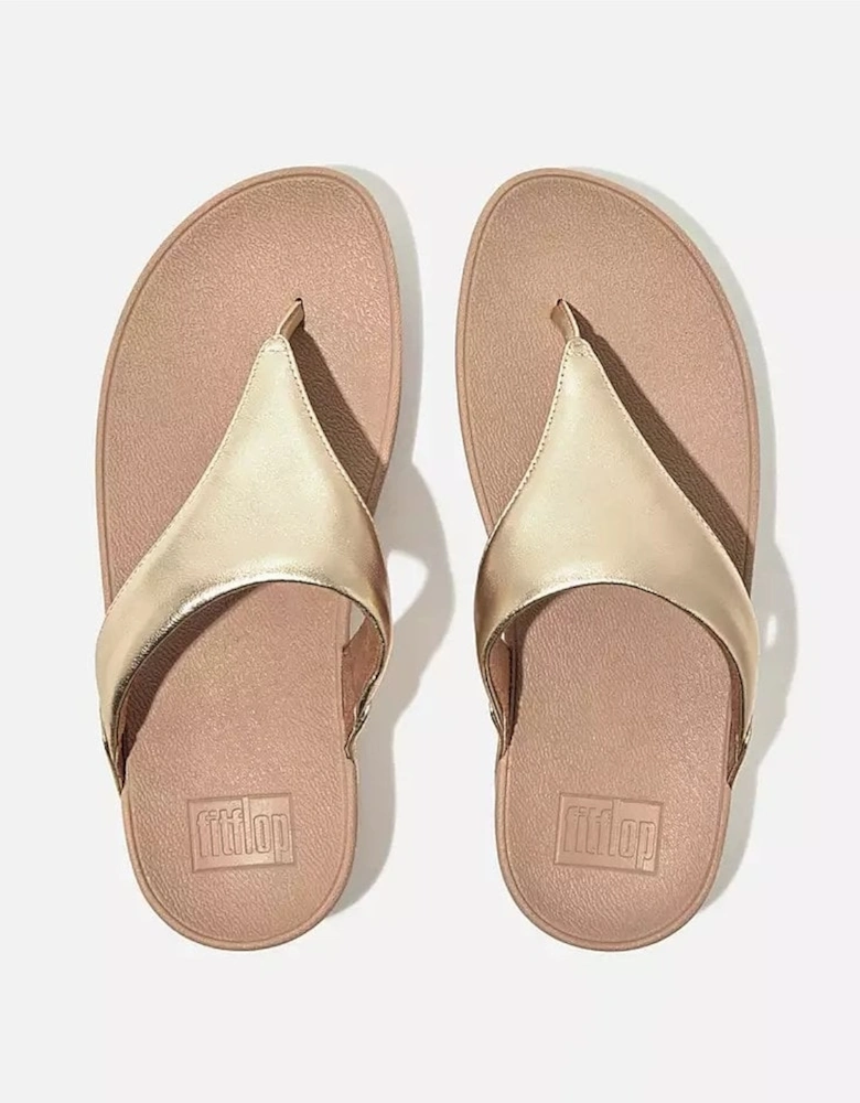 Lulu Leather Toepost Womens Flip-Flop