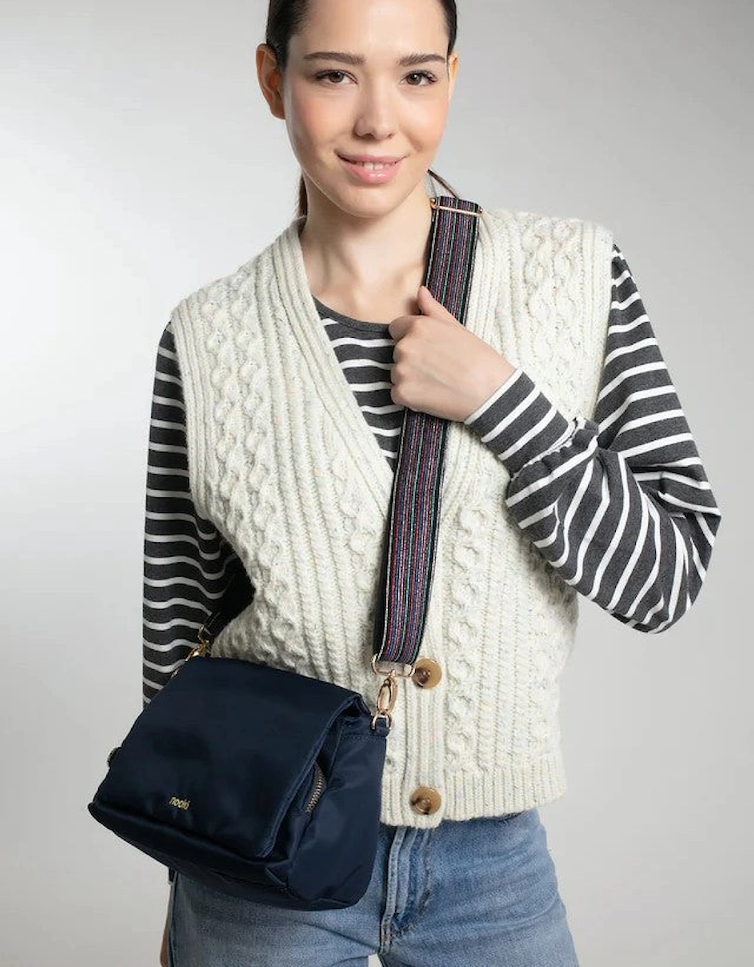Nooki Design Women's LEYTON NEW CROSS BODY BAG IN NAVY - Size: ONE