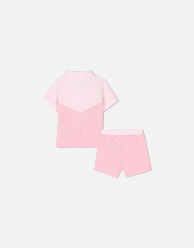 BOSS NEWBORN PINK BABY GIRL SET J52195