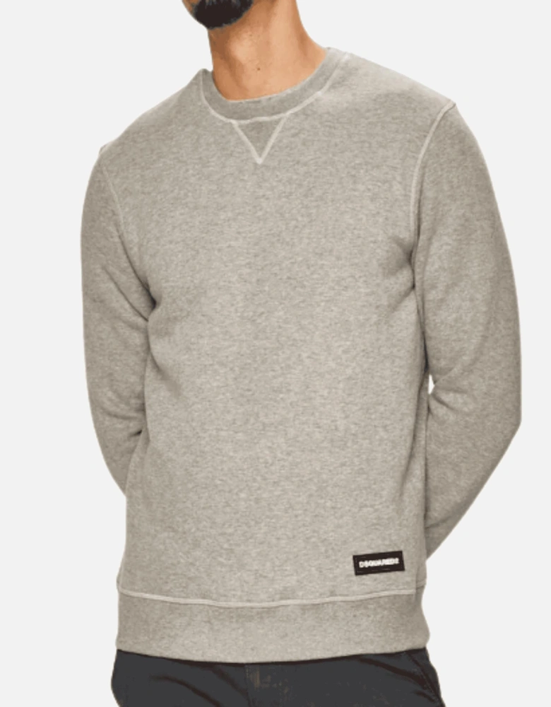 Patch Sweatshirt - Grey