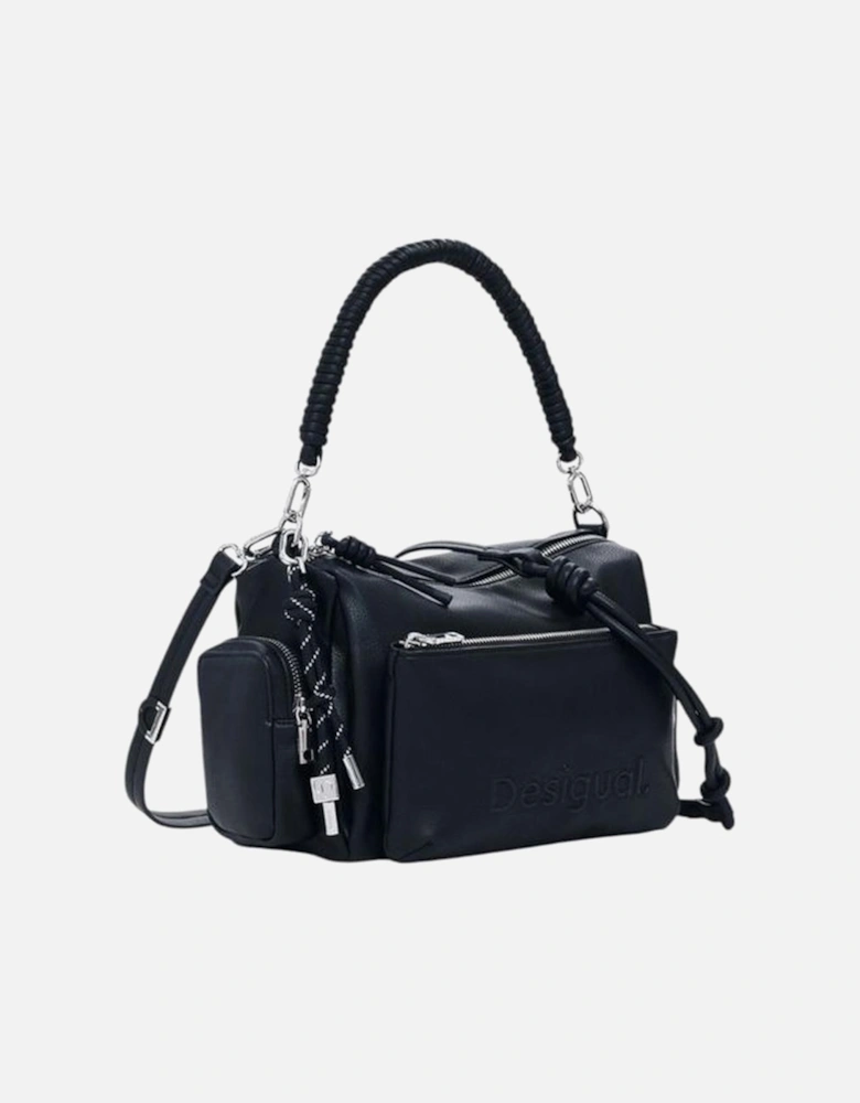 Polyurethane Large Tote Bag Women - Black Handbags