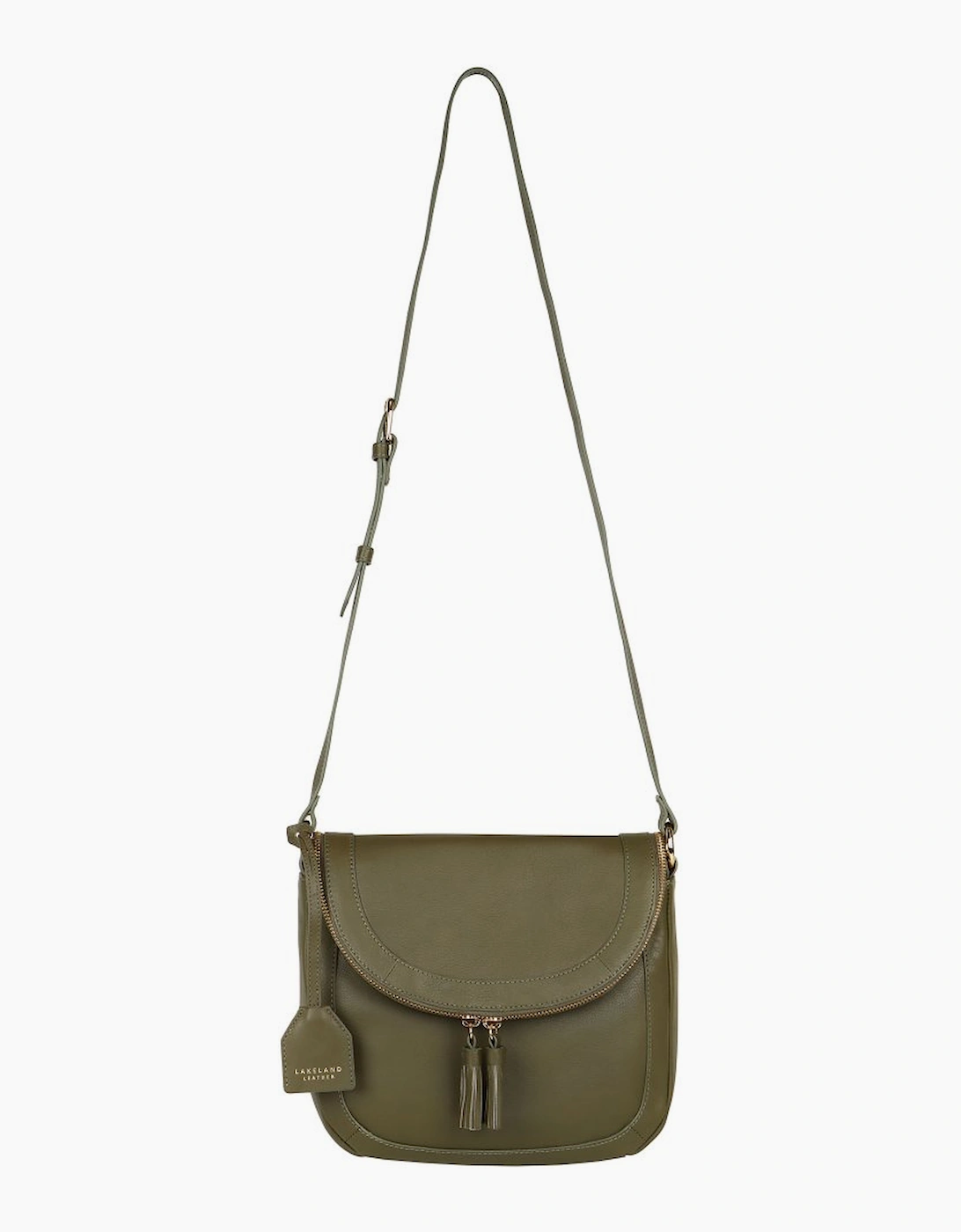 Lakeland Leather Women's Tarraby Womens Cross Body Handbag - Tan - Size: ONE size