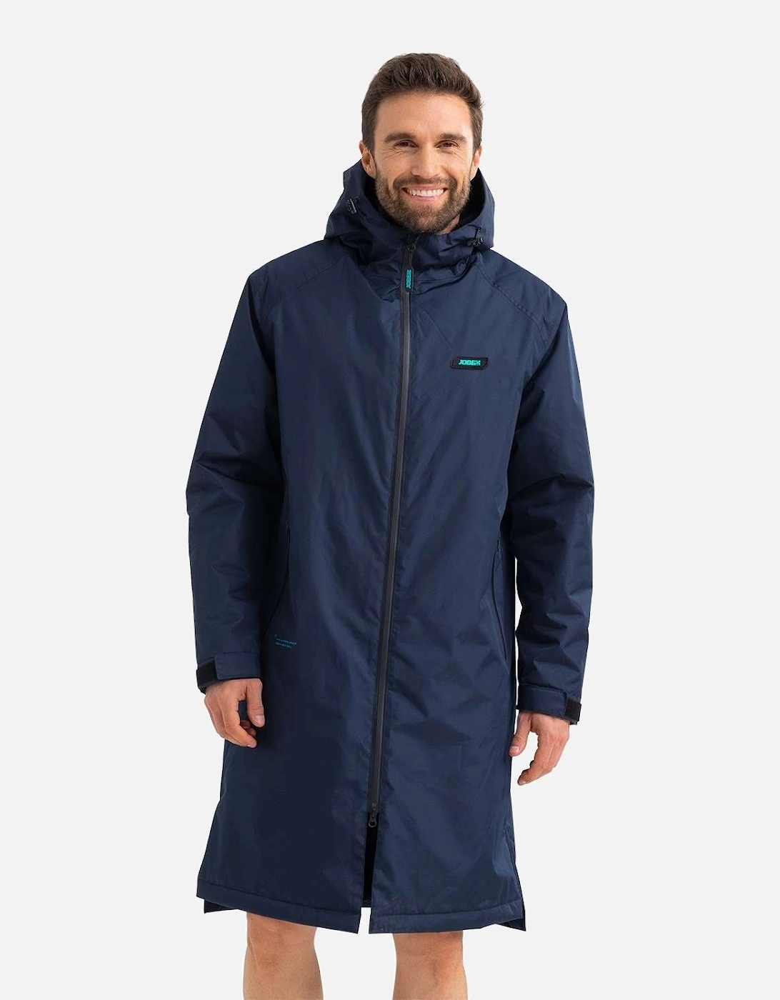 Women's Jobe Unisex Reva Coat Changing Robe - Navy - Size: 12/14