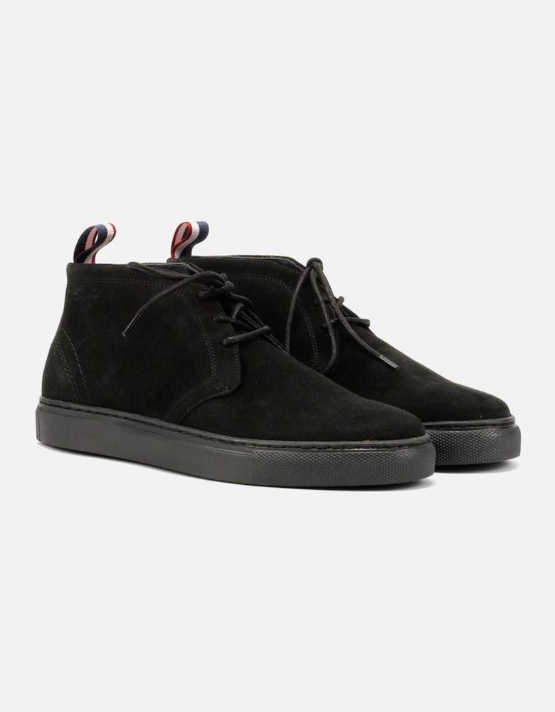 - BS23508 MENS PARKA BOOT BLACK SUEDE