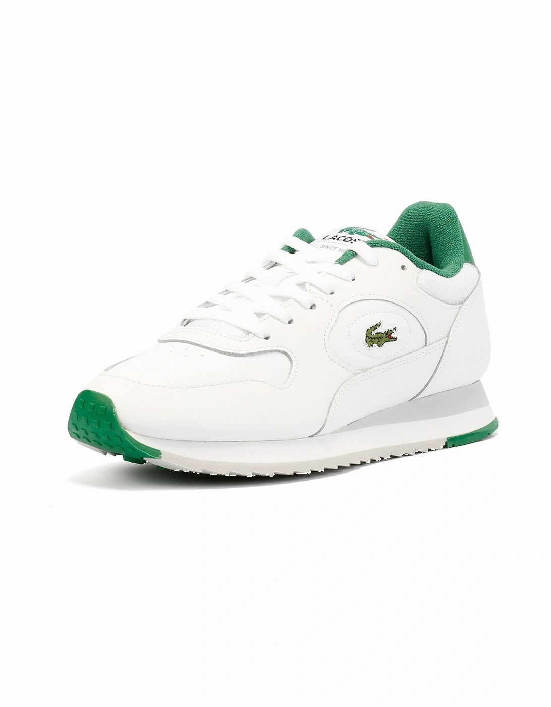 Linetrack Leather Men's White/Green Trainers