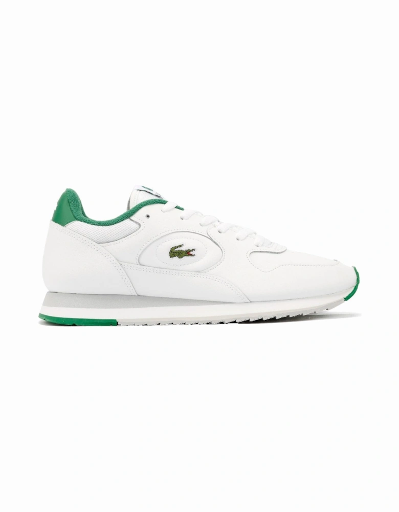 Linetrack Leather Men's White/Green Trainers